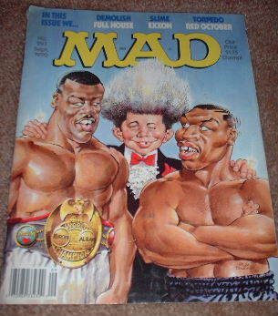Mad Magazine 1990 Don King 297 Tyson Boxing Neuman See