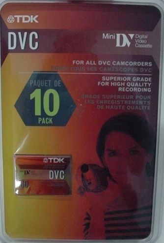   DV Digital Video Cassette TDK DV60 Mini Video Cassette Mini DV Tape