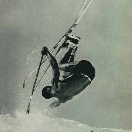   Winter Photo Book 1932 Vintage Alpine Ski Skiing Skiers Snow Antique