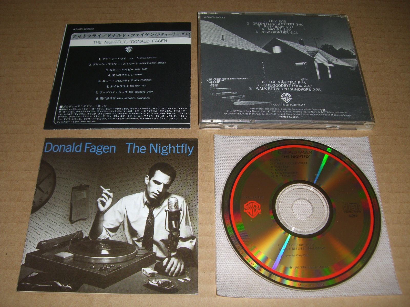 DONALD FAGEN THE NIGHTFLY JAPAN ONLY 24K GOLD CD STEELY DAN