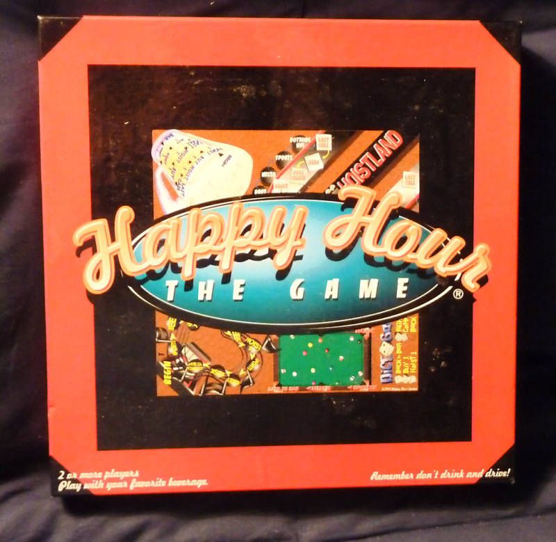 Happy Hour The Game Board Game 1997 Complete Drinking