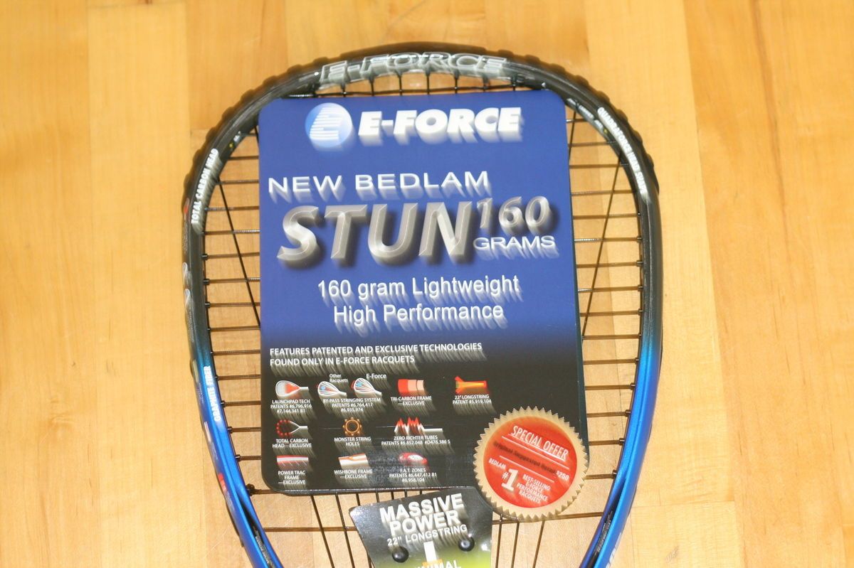 Force E Force Bedlam Stun 160 2011 racquetball racquet Eforce