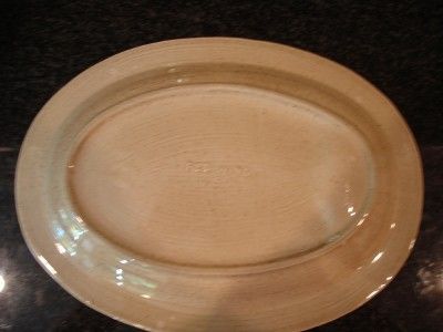 red wing usa pottery meat steak platter plate