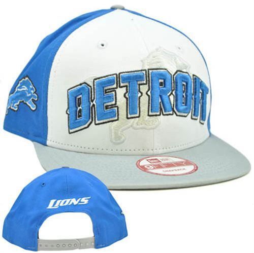 New Era 9FIFITY 950 NFL Draft 2012 Snapback Cap Hat Detroit Lions Flat