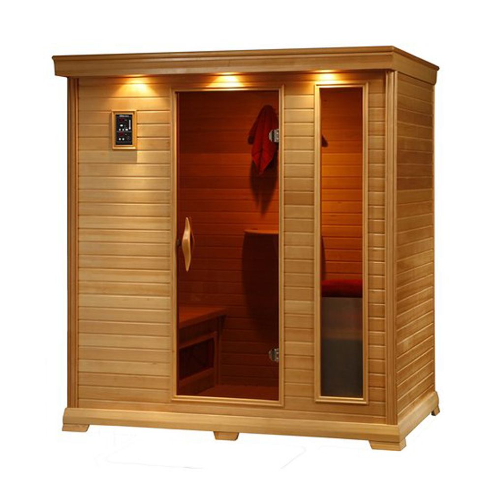 Hemlock 4 Person Carbon Heater Far Infrared Sauna New
