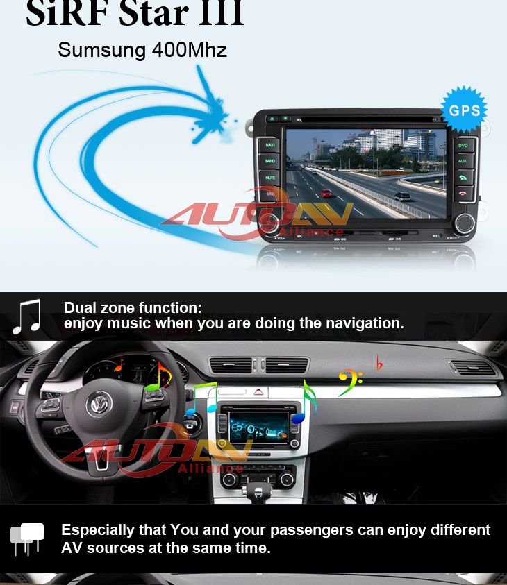 Car DVD Player Stereo GPS Navigation for Volkswagen Passat B5 B6 Radio
