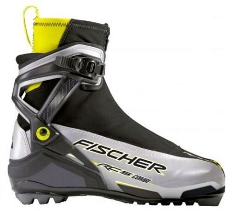 New Fischer RC5 Combi Skate Classic Cross Country NNN Ski Boots Sz 42