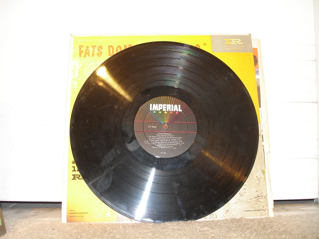 Imperial LP 9062 Fats Domino Swings 1959 12 33 3