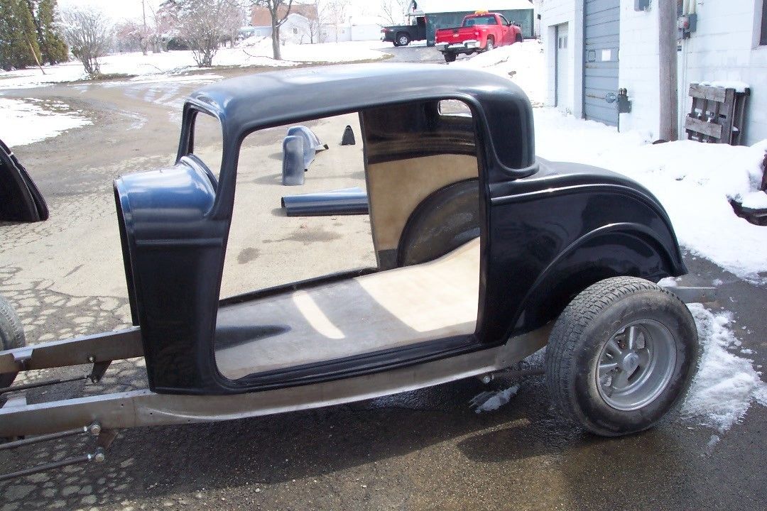 1932 Ford 3 Window Coupe Fiberglass Body 32 Hot Rod Street Rod Rat Rod.