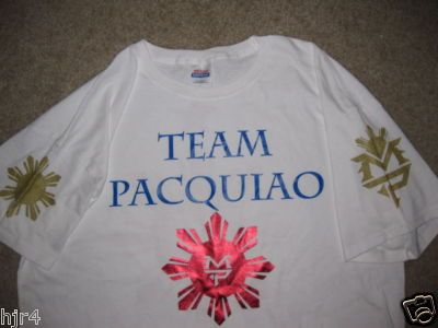 Manny Pacquiao Team Pacman Boxing T Shirt 2X 2XL New