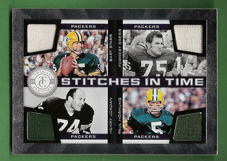  Hornung 87 150 Game Used Jersey Forrest Gregg Green Bay Packers
