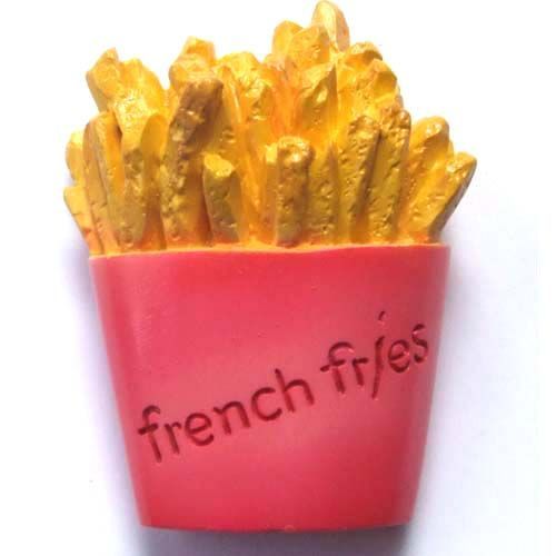 French Fries Snacke Fast Food Food Collection Magnet