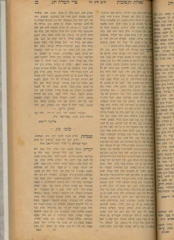 Diyeresh Satmar Rabbi Rosenberger Signed Judaica Book