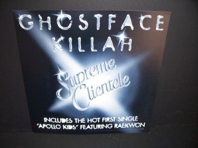 Ghostface Killah Rap Hip Hop Promo Album Poster Flat