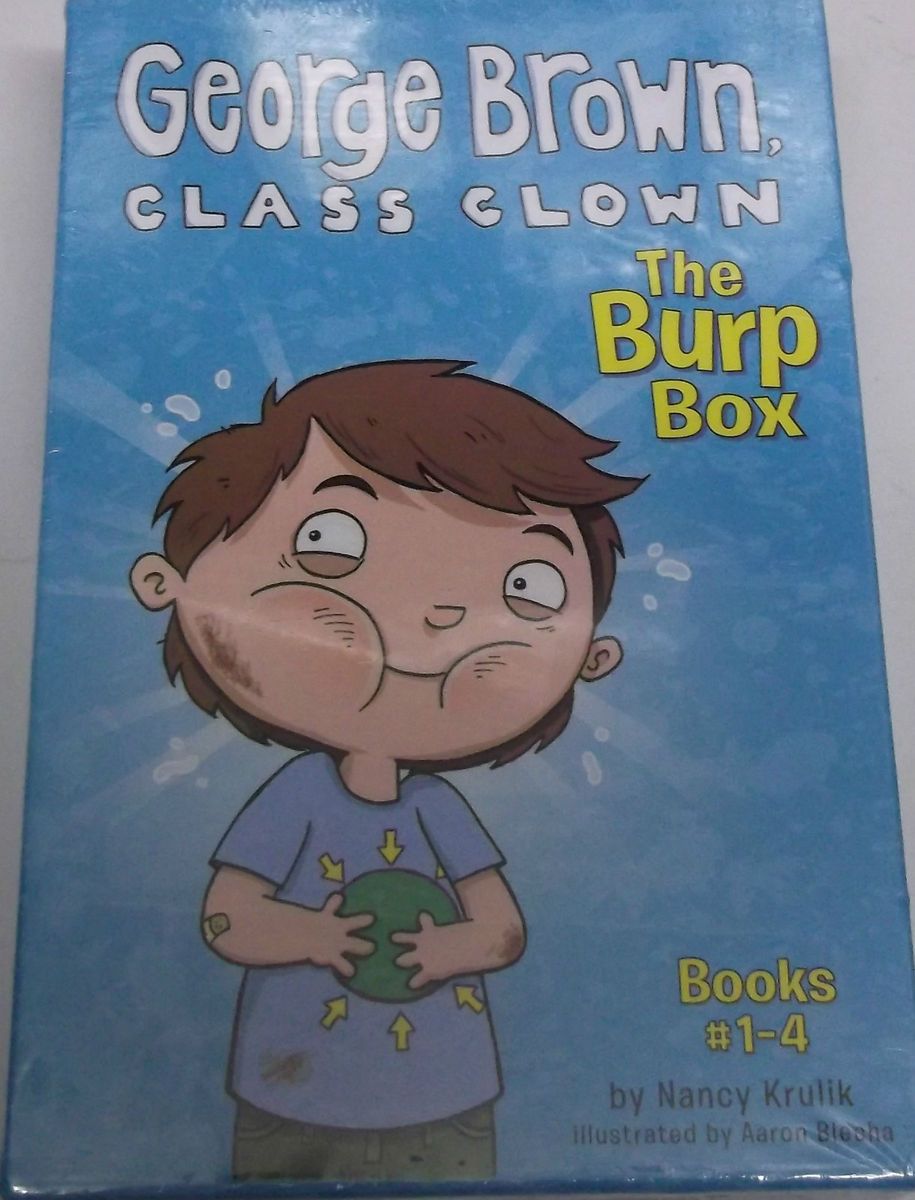 NEW GEORGE BROWN CLASS CLOWN THE BURP BOOK BOOKS 1 4 SET OF 4