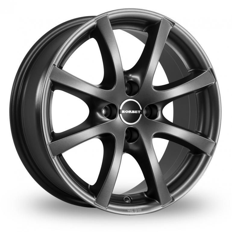 15 Hyundai Getz Borbet LV4 Alloy Wheels Tyres
