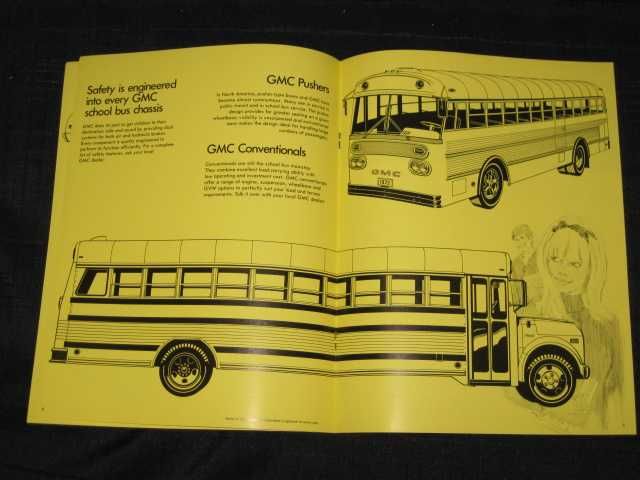 1972 GMC School 8-Page Dealer Sales Brochure Transportation Advertising Collectables Collectables Collectables & Art