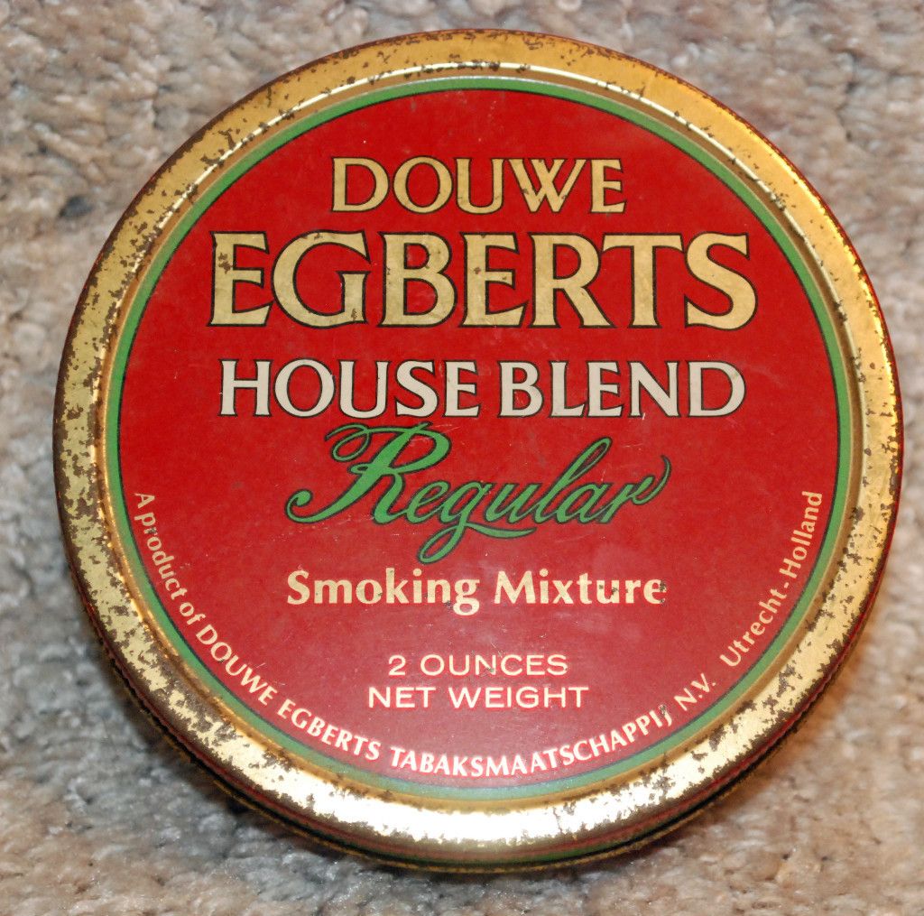 Douwe Egberts Regular Round 2 oz Tobacco Tin Holland