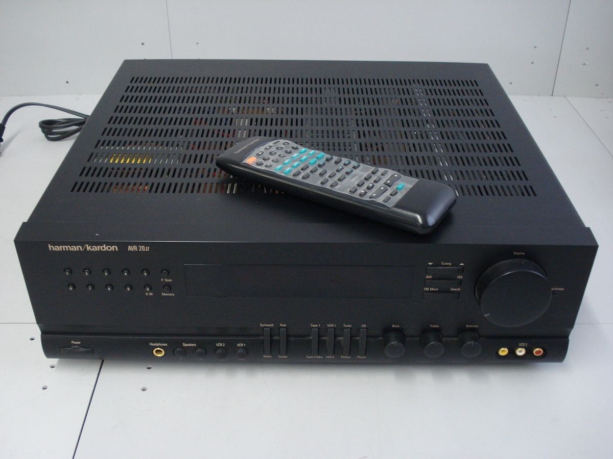 Harman Kardon AVR 20II Audio Video Receiver 5 1 surround sound home