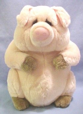 Large Lou Rankin Hector Pig Plump Plush Adorable LQQK