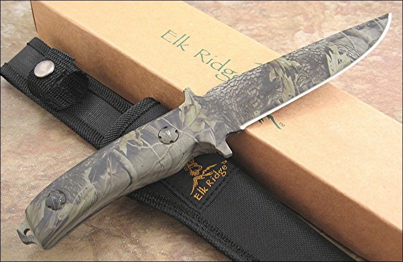 Elk Ridge High Definition Full Camo Fixed Blade Knife