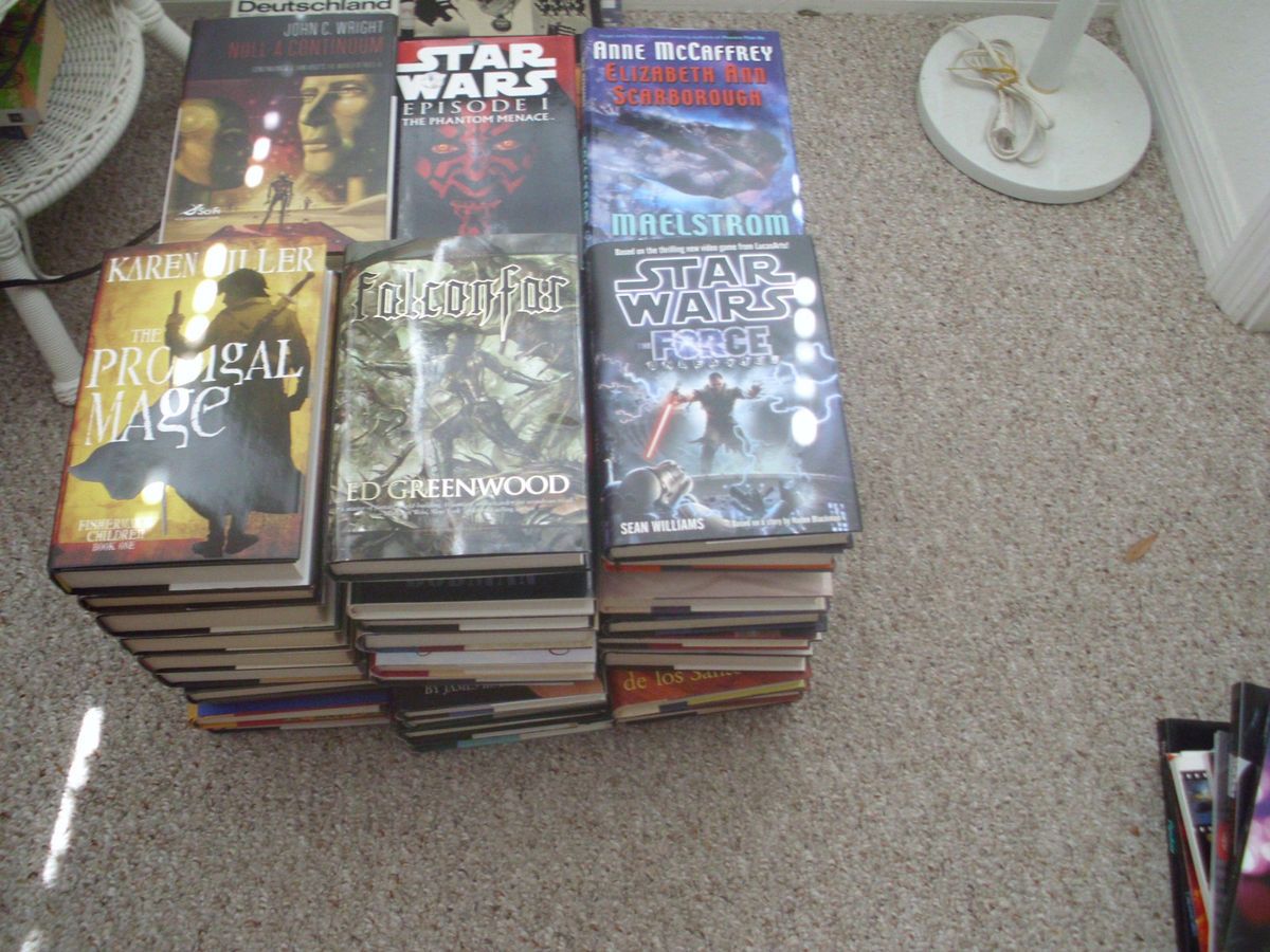 Lot of Science Fiction Fantasy Horror Books Hardcover