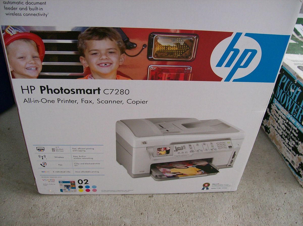 Back to home page  Listed as HP Photosmart C7280 All In One Inkjet
