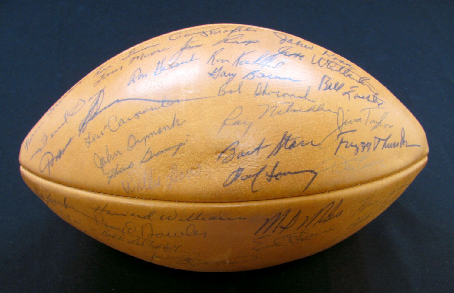 1962 Green Bay Packers Team Signed Football 40 Sigs