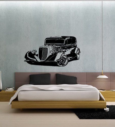 Hot Rod Car Wall Art Sticker Decal Mural Vinyl T15