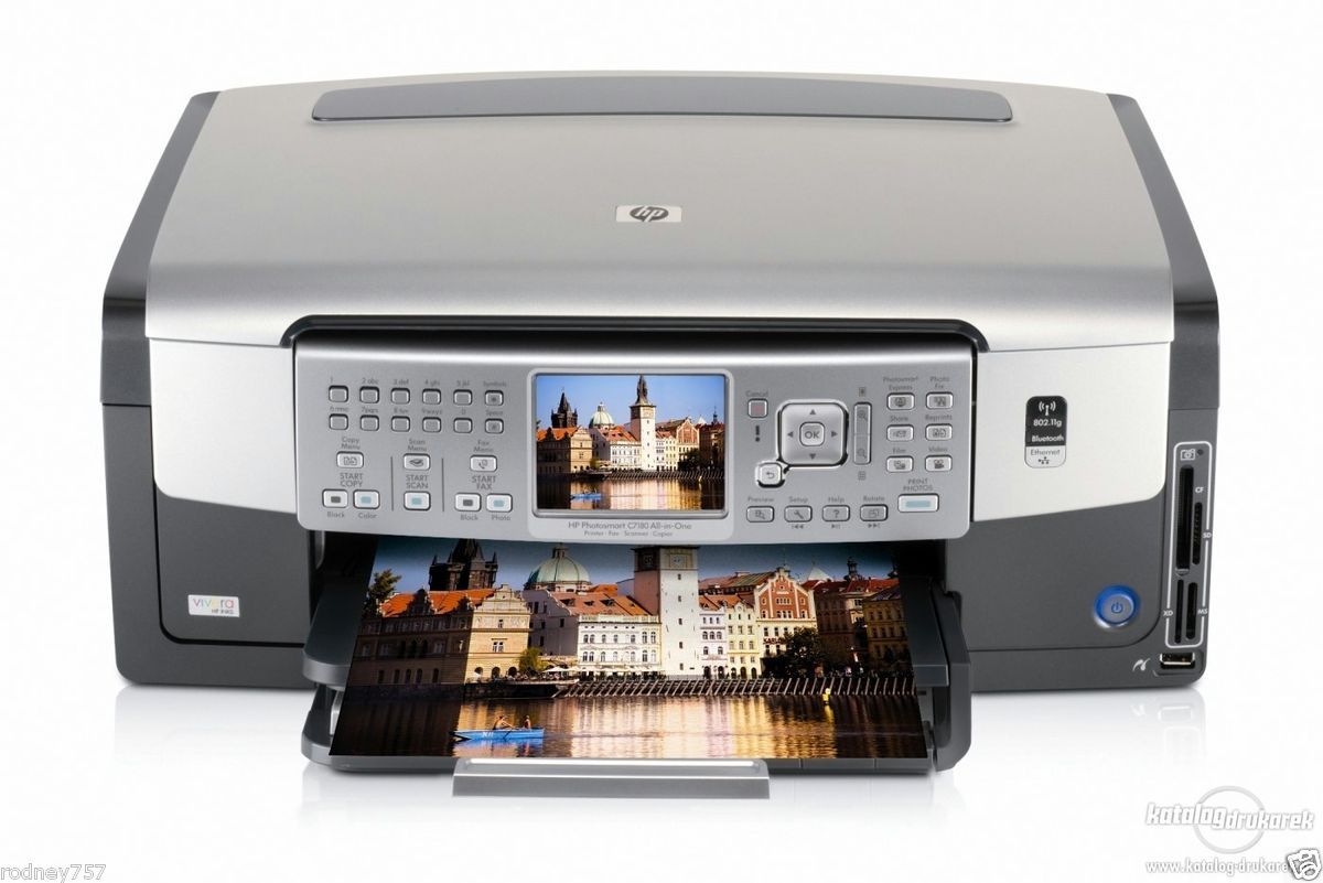HP Photosmart C7180 All N One Wireless Printer Duplexer 2 Sided Copies