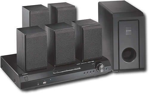 Dynex 200W 5 1 1080p DVD Home Theater System DX Htib No Remote