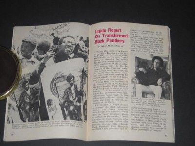 Jet Magazine 1972 Black Panthers Special Report Newton