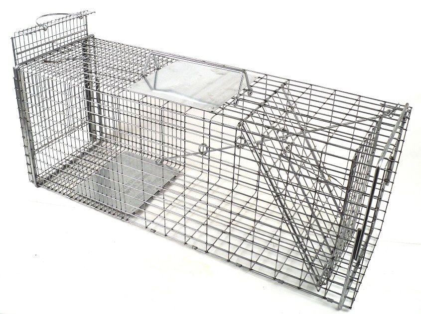  Live Feral Cat Trap with Easy Release Door 32 x10 x12 Humane Cat Trap