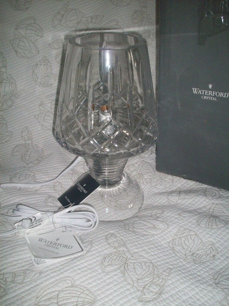 Waterford Crystal Hurricane Lamp