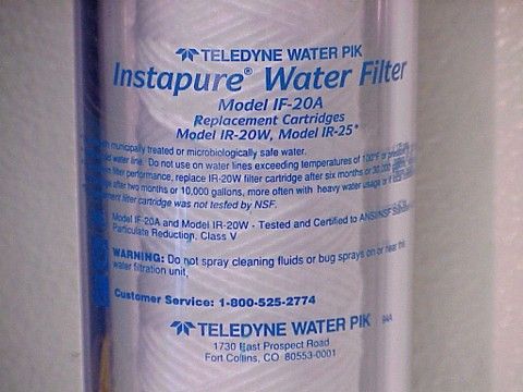 Instapure Water PIK Whole House in Line Water Filtration System