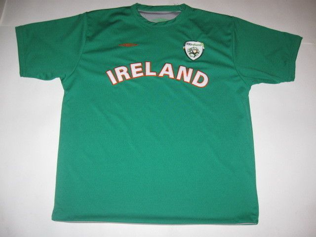 Ireland Jersey Shirt Soccer Fai Umbro Vintage Irish Jersey Football