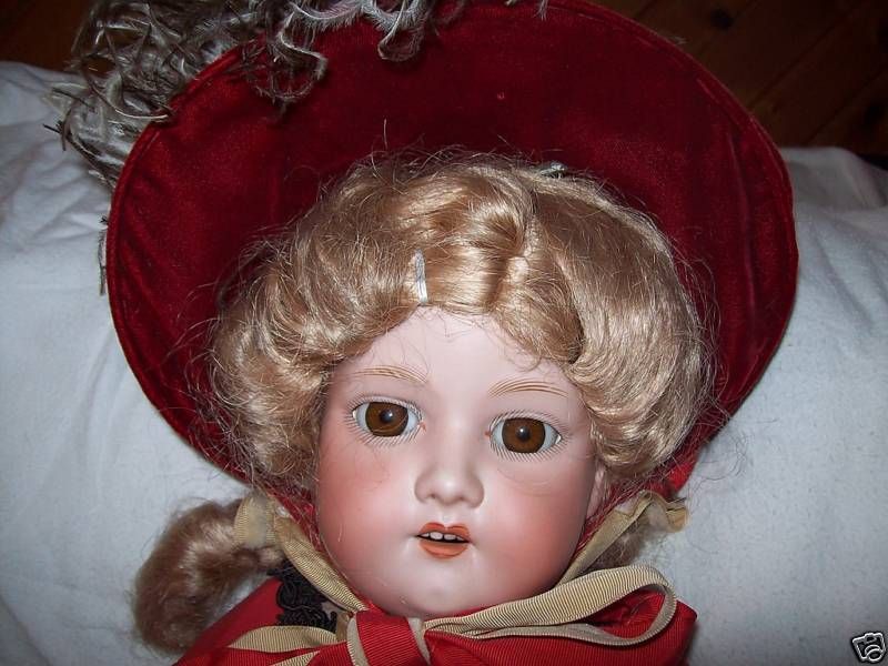 28 Armand Marseille Bisque Shoulder Head Doll Kid Body