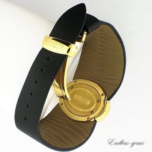 Valentino Seduction Collection Ladies Watch Black and Gold Swiss