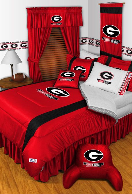 Georgia Bulldogs Twin Full Queen Comforter Bed Sets