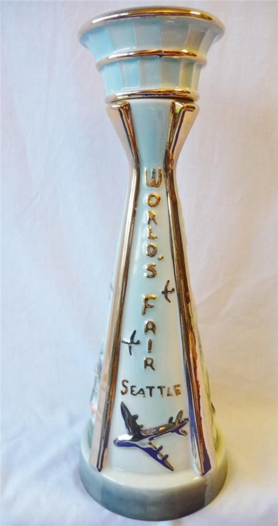 Vintage Collectible Jim Beam 1962 Seattle World Fair Decanter Century