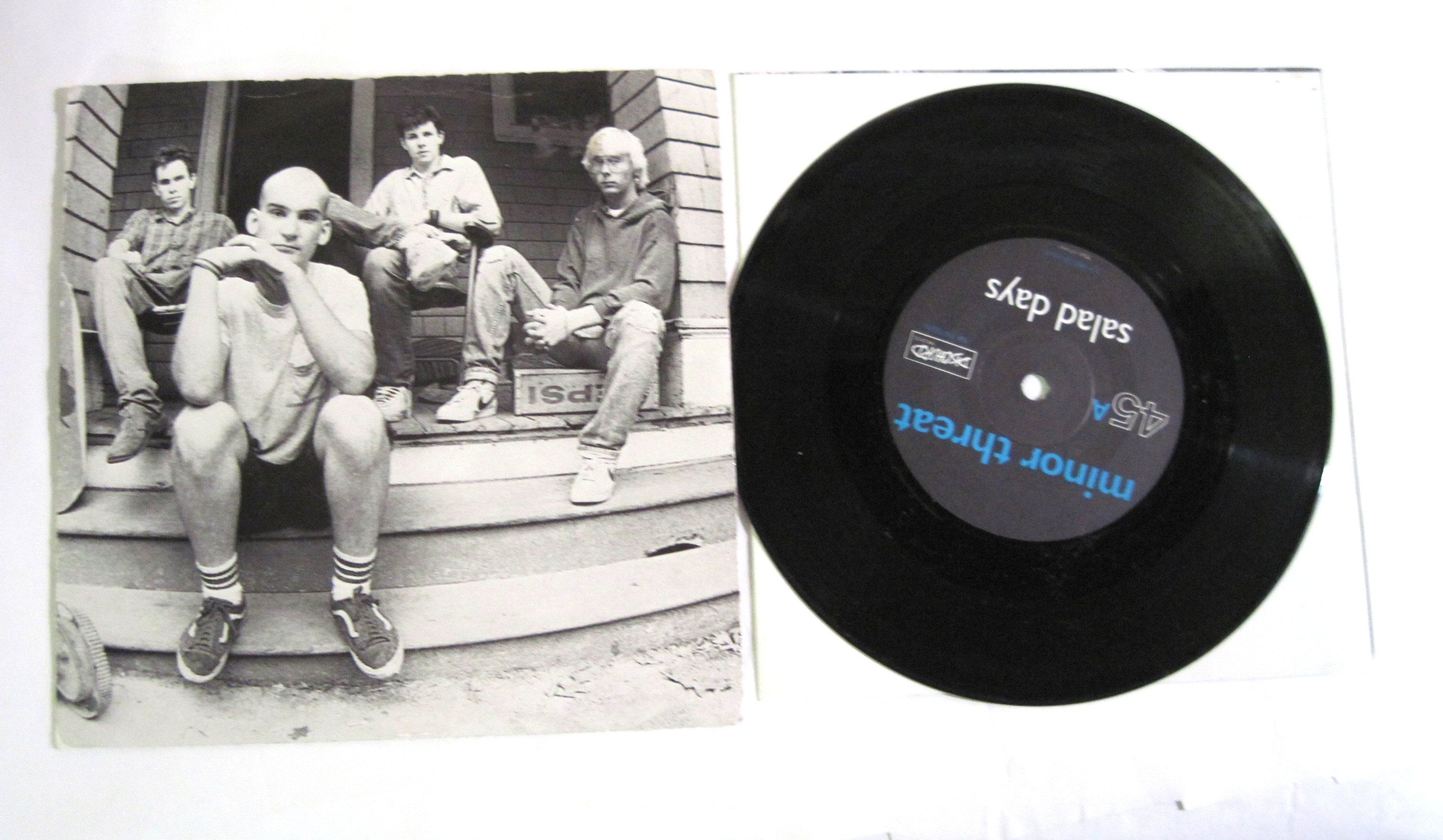 Punk 7" Minor Threat Salad Days Stumped Good Poster  