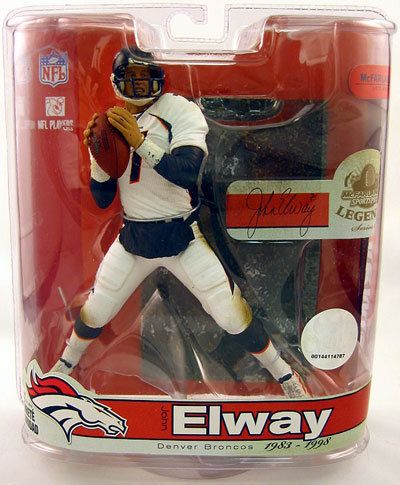 NFL Legends Series 3 John Elway Variant Action Figure Denver Broncos McFarlane  