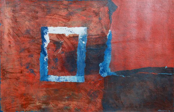 Jordi Texidor Number 6 Abstract Spanish Painting 1972  