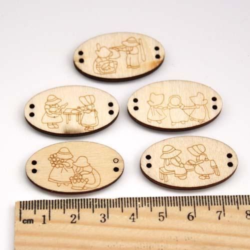 5cm Decoration Kid Buttons Sew on Buttons Appliques Fabric Deco