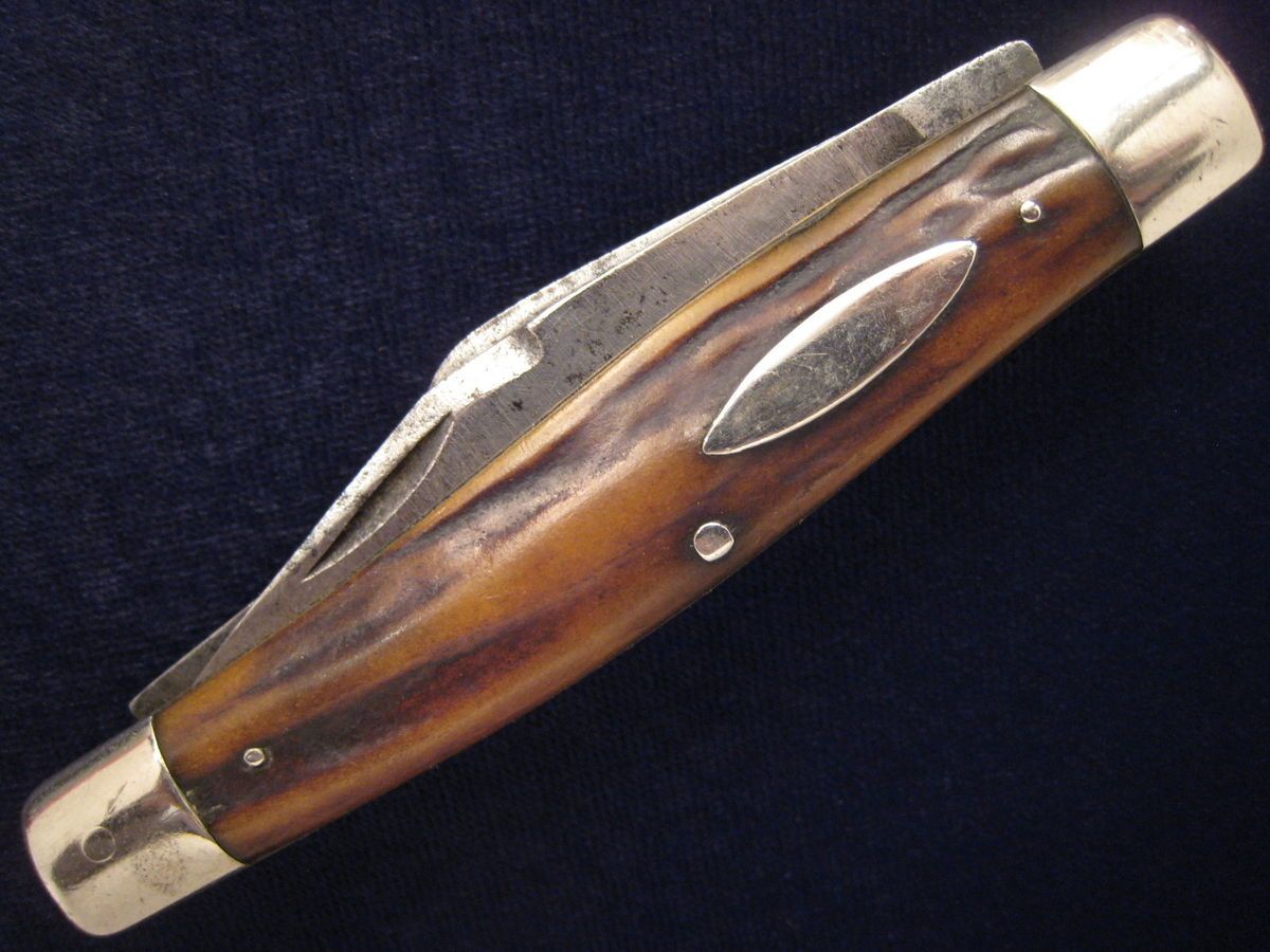 CASE & SONS STAG STOCKMAN JACK KNIFE c.1905 1914 VINTAGE KNIVES