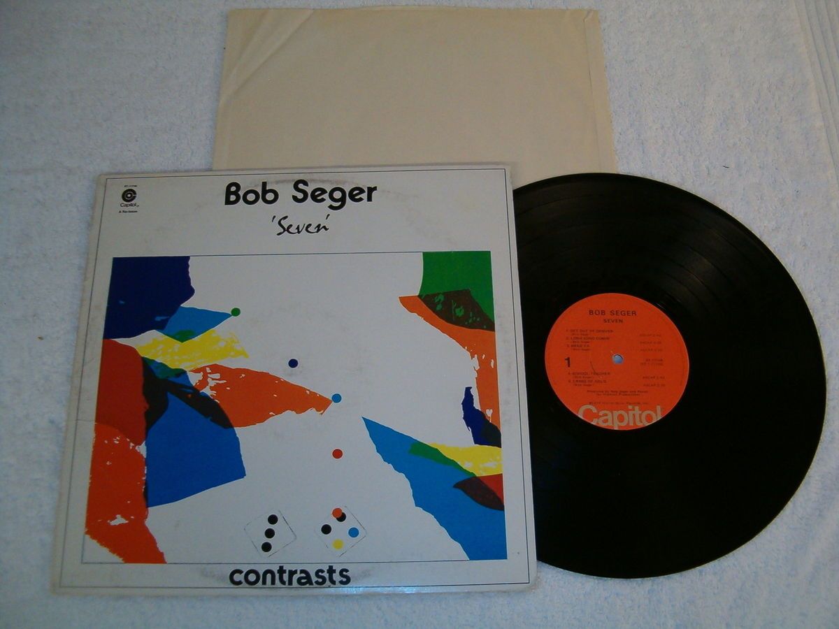 Bob Seger Seven 1974 Rock LP on Capitol Nice VG Vinyl