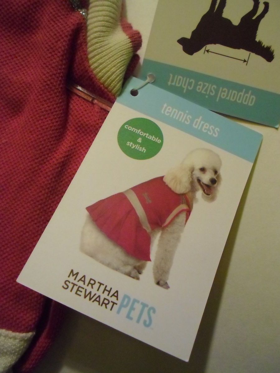 Martha Stewart Pets Fashion Apparel Tennis Dress Size M
