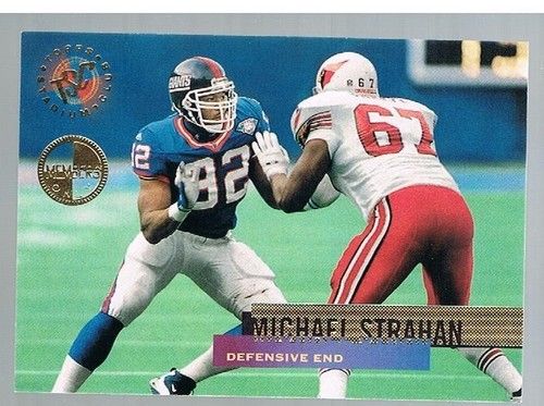  Stadium Club Members Only Michael Strahan 293 Giants Texas Southern
