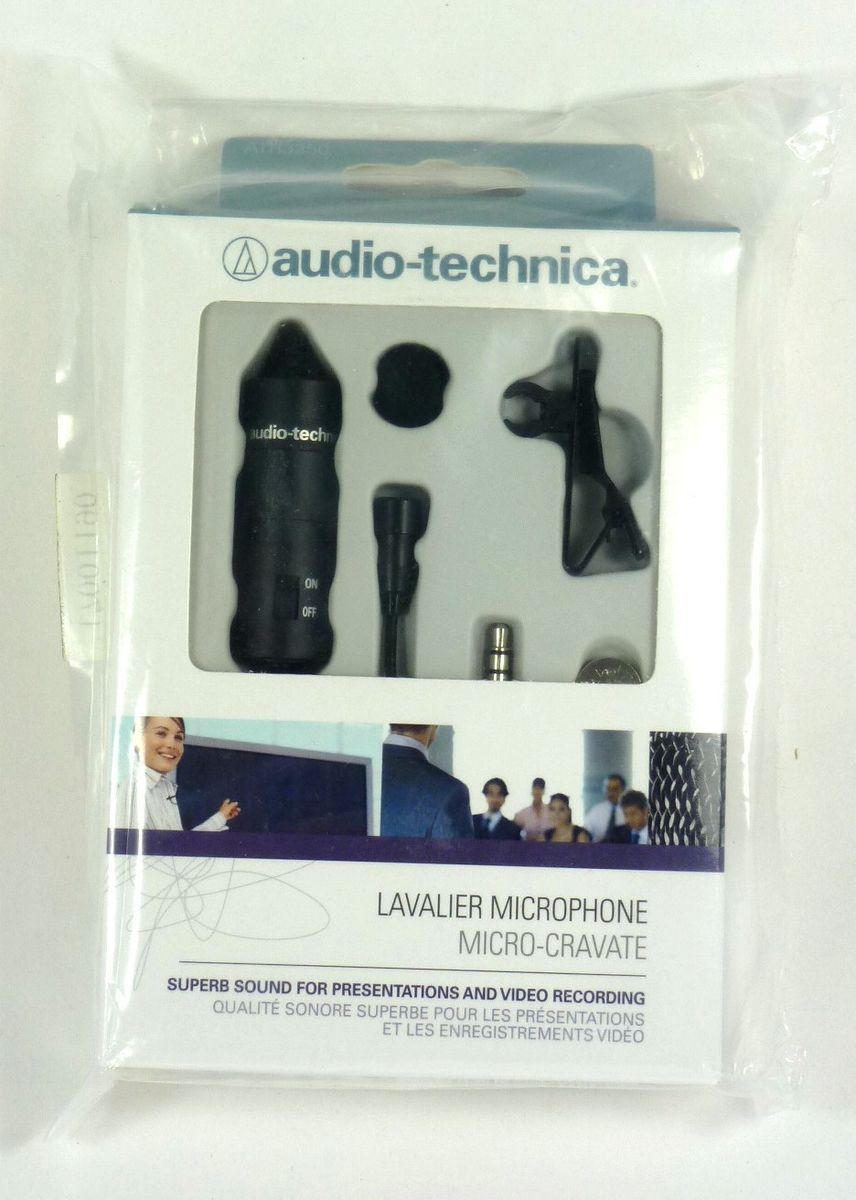 Audio Technica Omnidirectional Condenser Microphone Lavalier