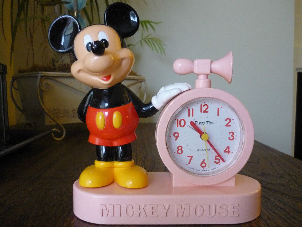 vintage mickey mouse talking alarm clock japan from canada time